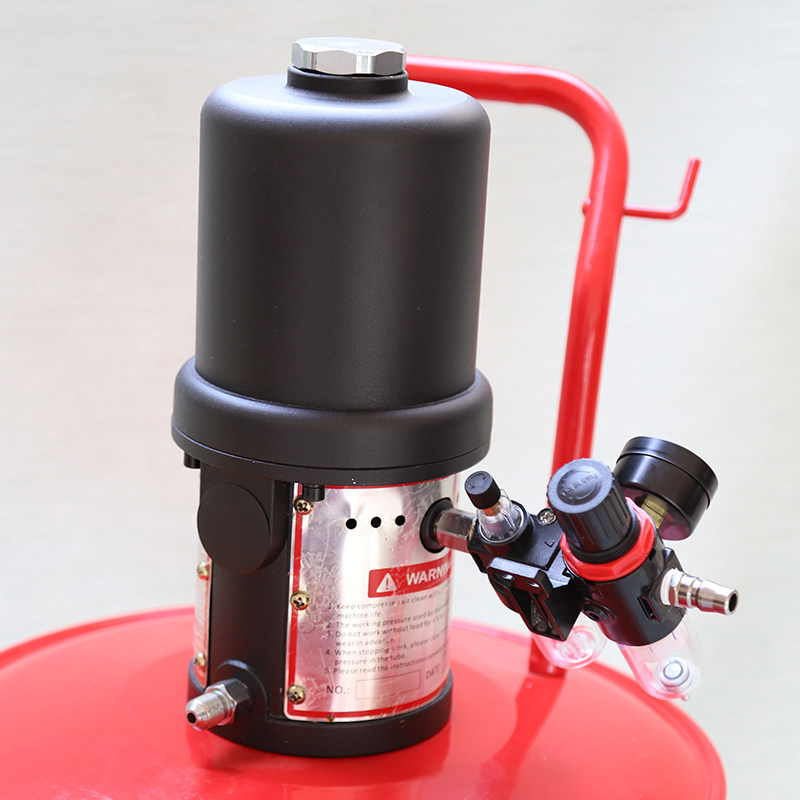 推荐超高压气动黄油机大头泵注油器故障低压力大不漏油40升可放桶
