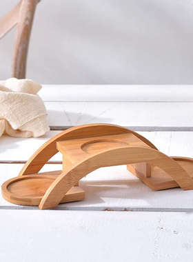 MOLA.Moon.花架子竹架落地桌面室内多层阳台多肉创意花盆 | 柯月