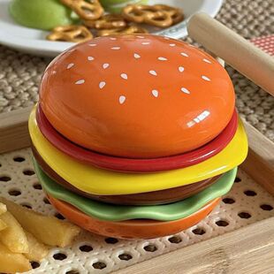 多层汉堡包家用创意调料小吃高颜值调味小菜蘸料收纳酱油料碟套装