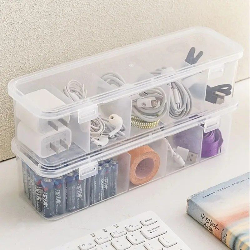 家用手机数据线抽屉多功能收纳盒理线器大容量电源线充电线神器