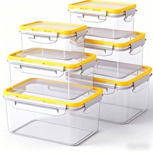 食物保鲜盒微波加热饭盒上班族便当盒带盖密封冰箱收纳盒子