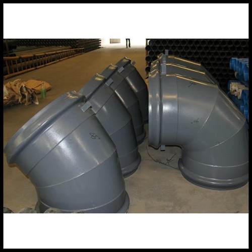 加工11.25度22.5度30度承插式橡胶圈弯头大口径钢塑异径弯头500