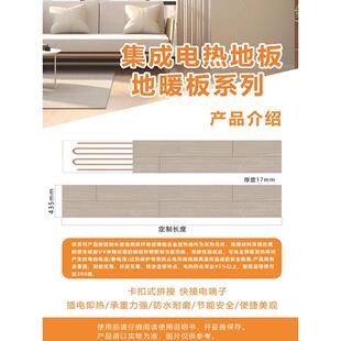 集成发热地板电地热一体农村新型电地暖家用全套设备智能电地热板