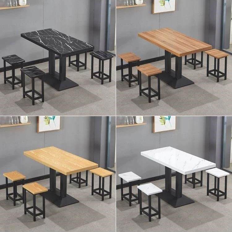 面馆早餐餐厅桌子实木桌椅套装加粗烧烤现代咖啡厅快餐桌椅组合,住宅家具,板木餐桌,淘宝优惠券,粉丝福利购,淘宝优惠卷