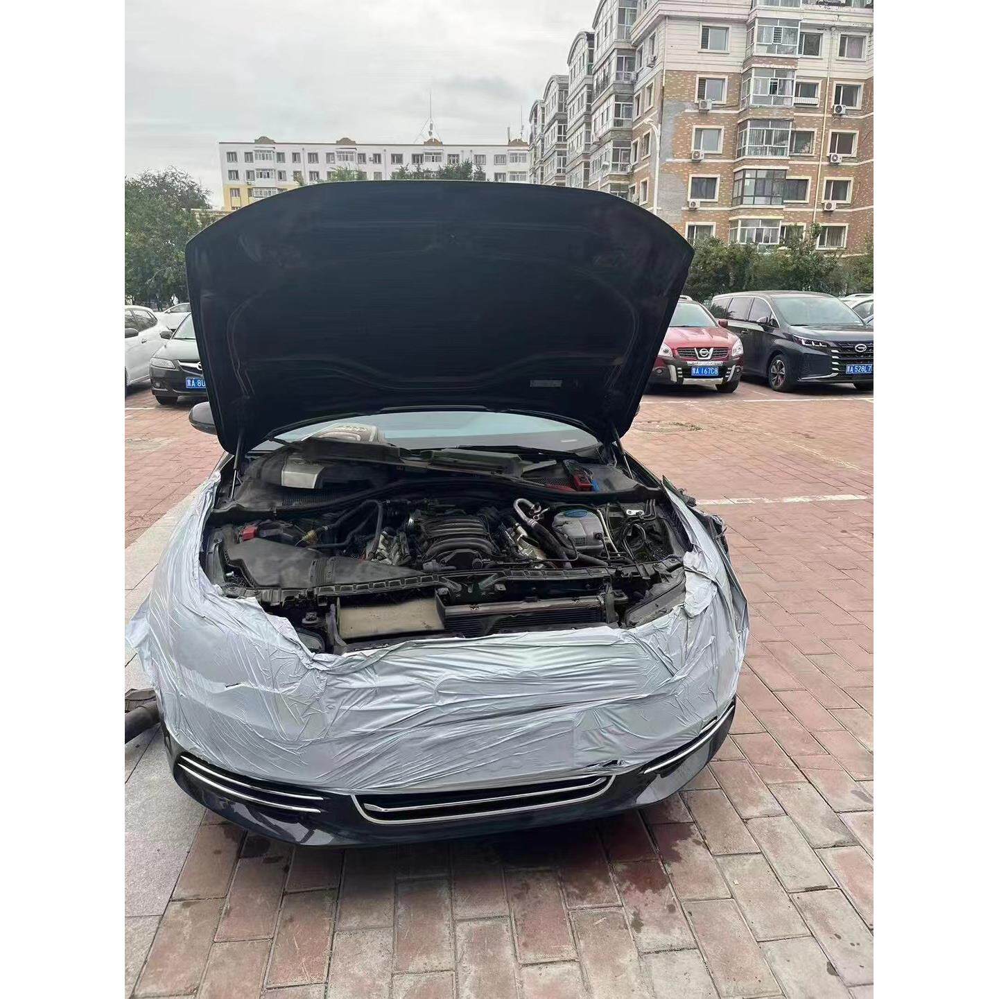 汽车维修改装贴膜引擎盖引擎罩车身临时防护防刮蹭自粘保护膜