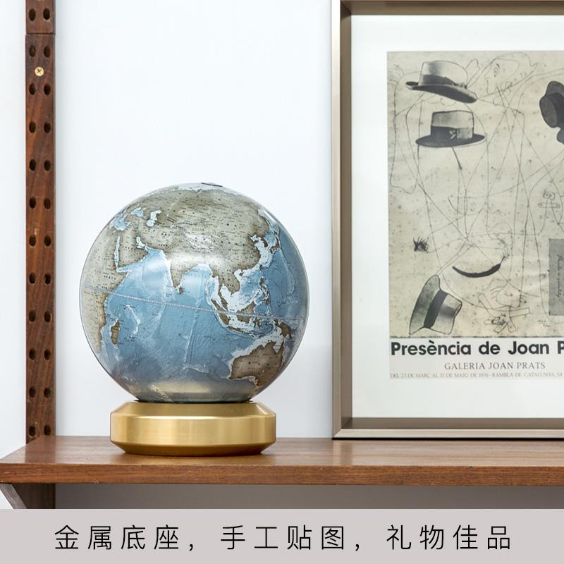 宏微地球地球仪摆件书房客厅样板间办公室装饰品商务开业节日礼品