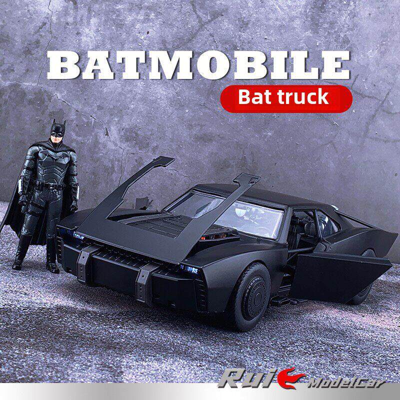 特价现货秒发1:18 Jada Toys蝙蝠侠战车带人偶合金可亮灯彷真车模
