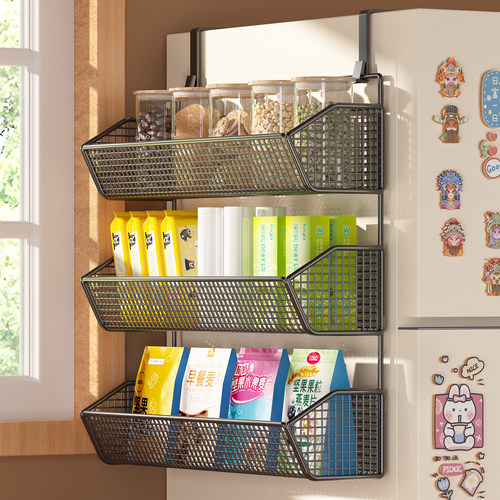 冰箱侧收纳置物架厨房用品