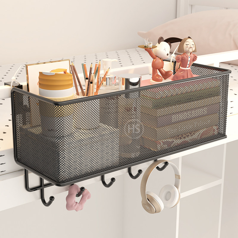 宿舍上铺必备神器床边挂篮收纳置物架寝室床上床头悬空挂式收纳筐