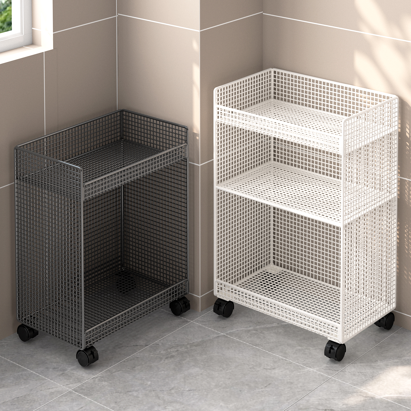 卫生间置物架落地厕所洗手间用品