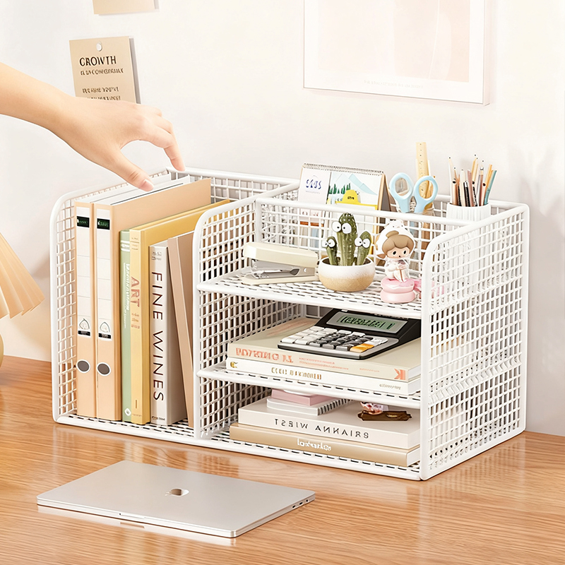 办公桌面置物架文件收纳架收纳