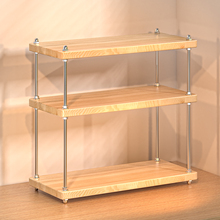 实木桌面置物架杯架餐桌台面转角多层水杯咖啡杯小型杯子收纳架盒