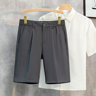 直筒 五分百搭痞帅小西裤 港风日系复古ins运动休闲短裤 男女夏季