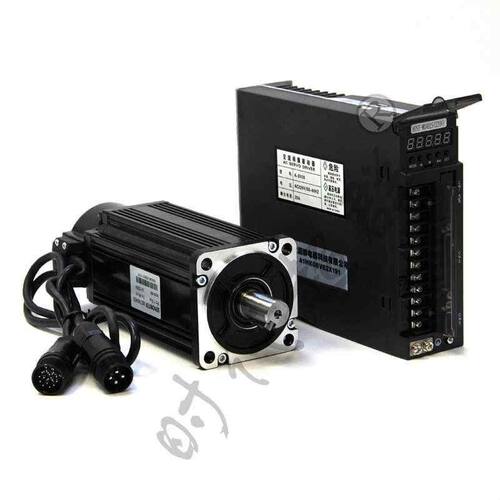 60/80/110交流伺服电机驱动器130套装控制器400/750W装精密减速涡