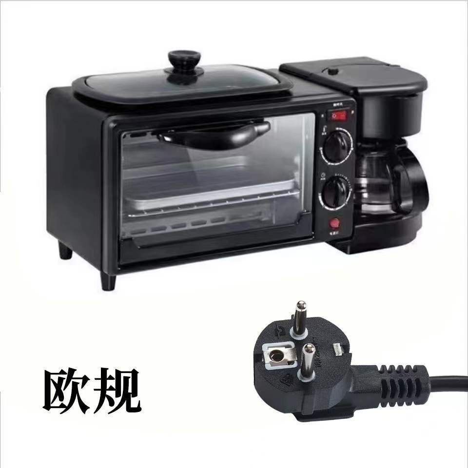 外贸三合一多功能家用110V220V早餐机多士炉迷你烤箱礼品