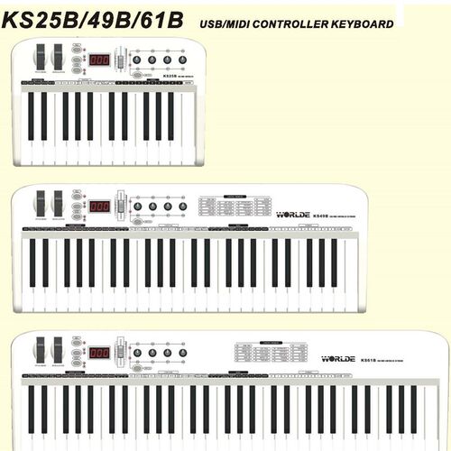 worlde KS49A专业midi键盘midi控制器编曲键盘音乐键盘电音键盘