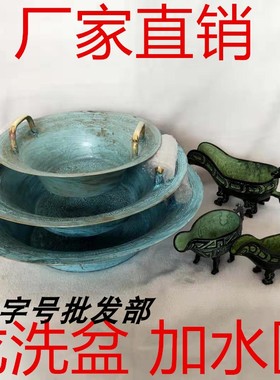包邮仿古青铜器匜古代洗手器 青铜器烟灰缸 汉代婚礼道具 觚摆件