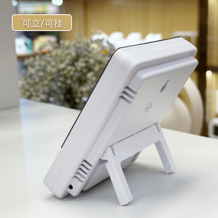 1温度湿度计可壁挂大屏数显简约室内桌面电子温湿度计家用 HTC