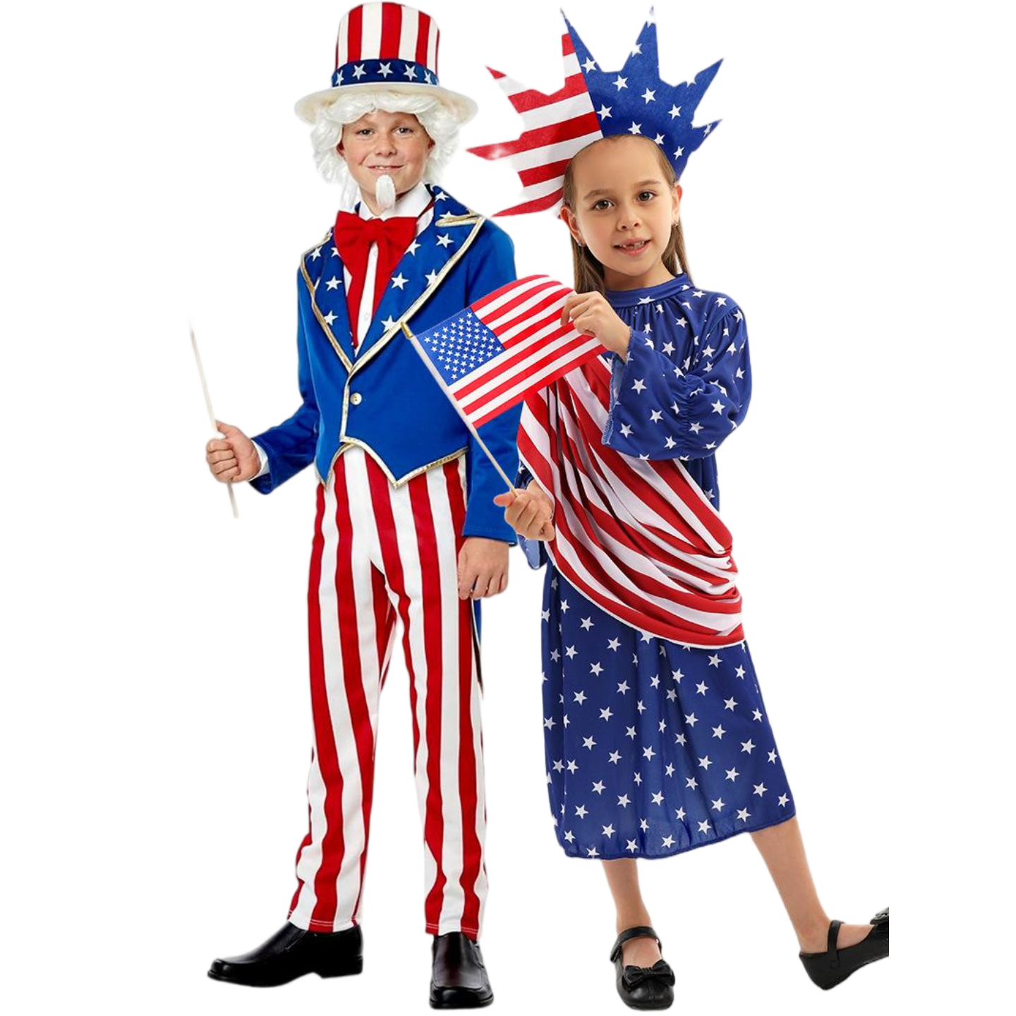 美国独立日男女童舞台演出服