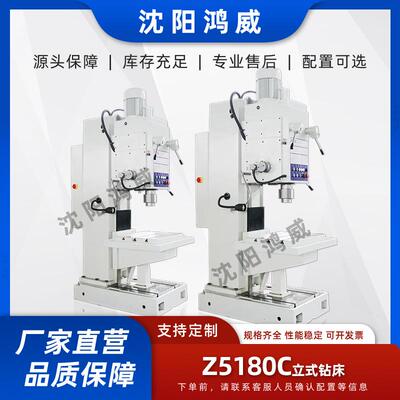 全自动Z5180C立式钻床全新重切削80立钻主轴自动进给钻孔直径80