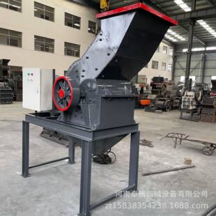 大型锤式破碎机鹅卵石陶粒砖瓦锤式破碎机工业石头块锤式打砂机