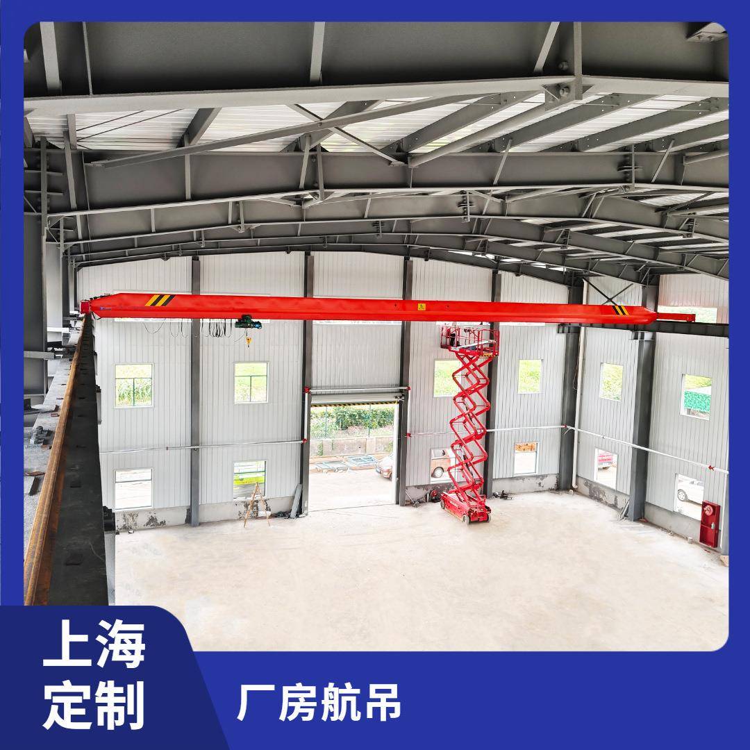上海1吨航吊HD型1吨欧式变频航车升高9米1T单梁起重机上门安装