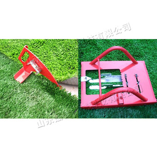 园林草坪修剪工具 草皮拉紧器裁切压实器 园林绿化草皮养护设备