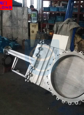 爆款 PZ973H电动对夹式刀型闸阀 大口径不锈钢电动刀闸阀 免运费