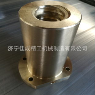 廠家加工銅螺母直徑75左右旋銅螺母可與絲桿配套制作正反牙