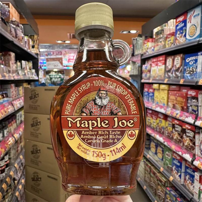 现货 香港代购 MAPLE JOE纯正加拿大进口枫糖浆150g 煎饼搭档烘焙