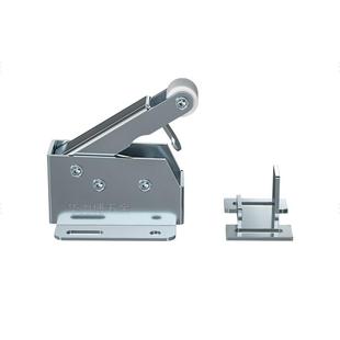 检修口管井防风火门按弹器自锁按压开关式反弹扣橱衣柜门免装拉手