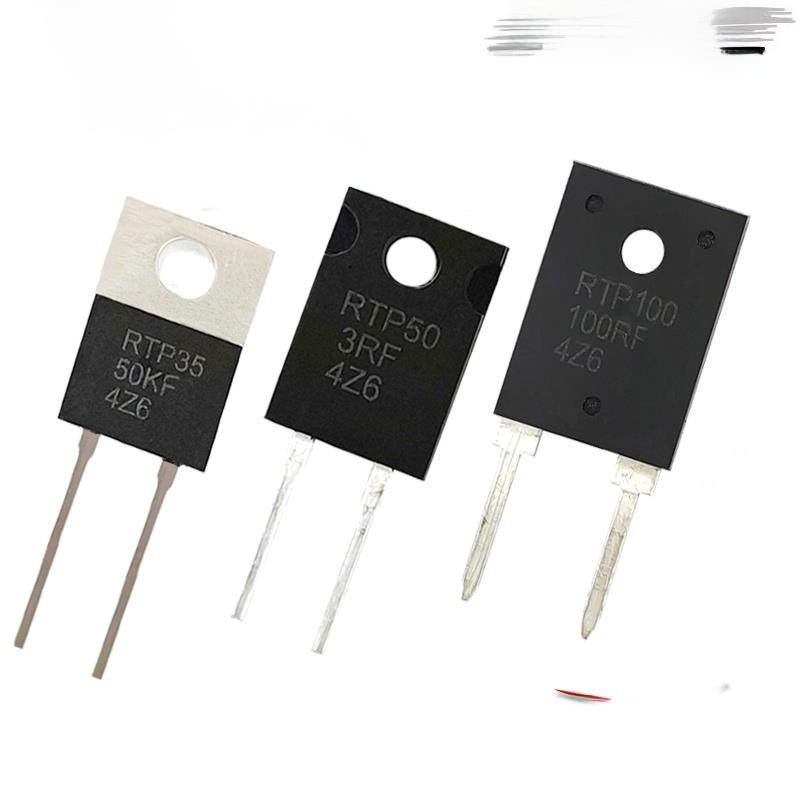 To220/To247封装Rtp35W50W100W1%高功率精密采样高频厚膜无感电阻