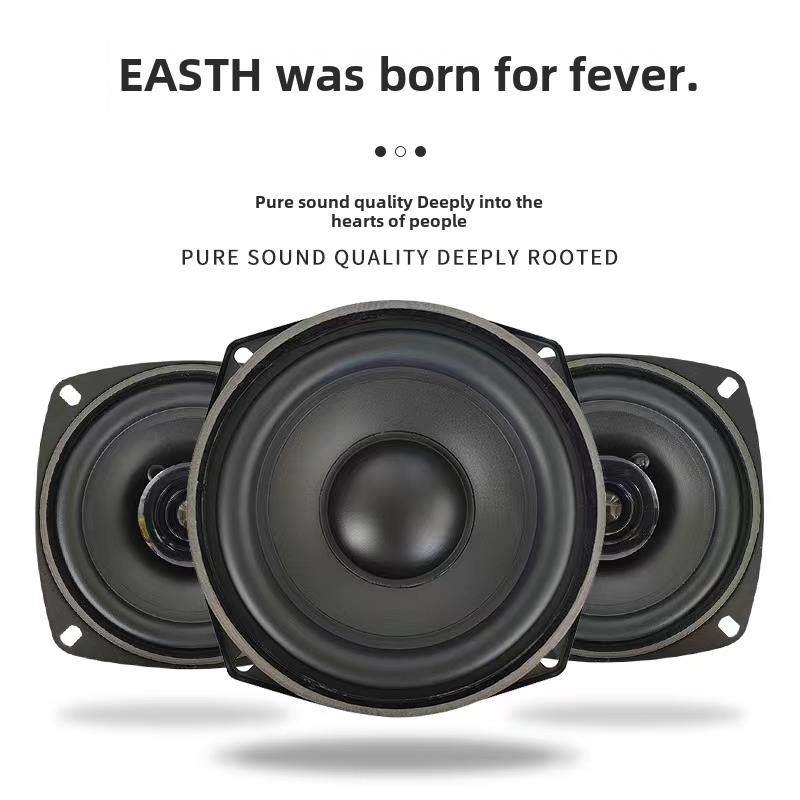 3寸重低音炮小喇叭4寸全频中高音扬声器4欧8欧3w10瓦音箱音响配件