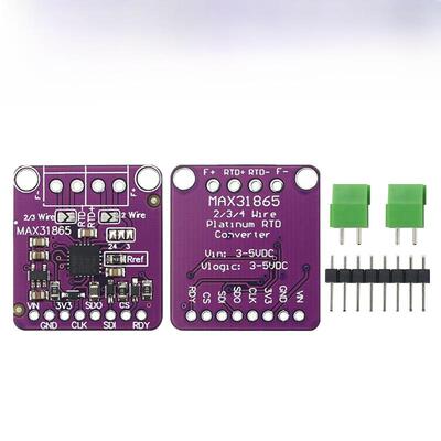 MAX31865 RTD 铂电阻温度检测器 PT100至PT1000
