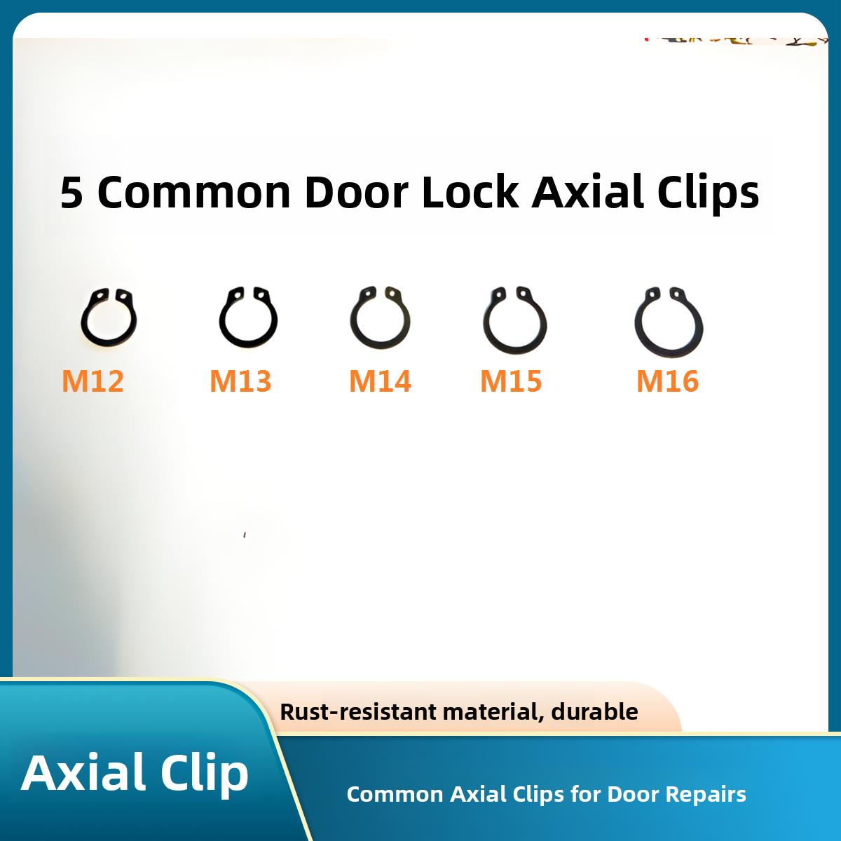 轴用挡圈修门锁挡圈卡簧轴卡M12/13/14/15/16修门专用卡簧满5-50