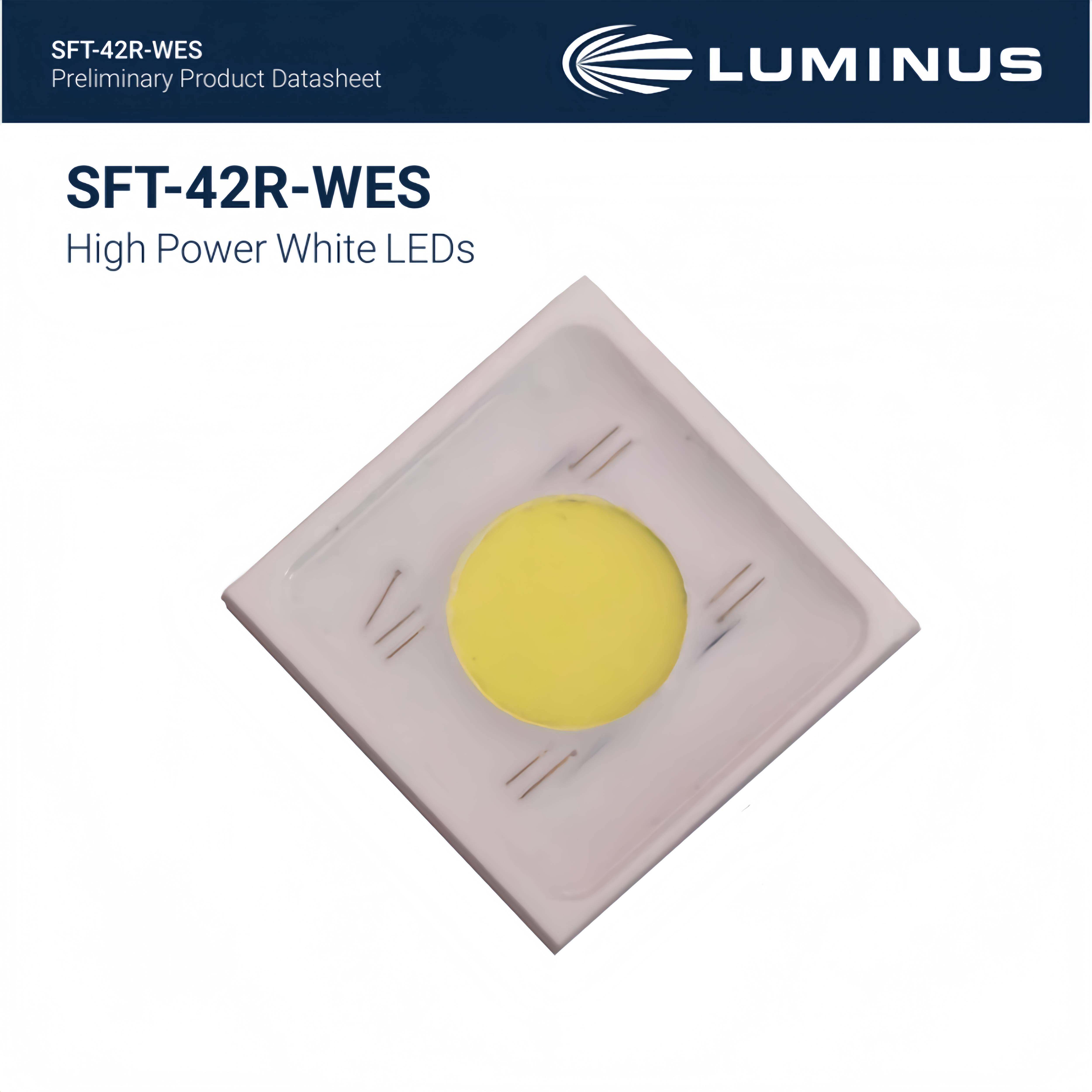 新品Luminus灯珠SFT-42R-W正白光大功率3V11A 5050热电分离铜基板