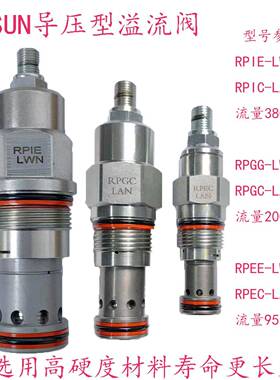 SUN导压型RPEC RPGC RPIC 油泵 马达 船用液压溢流阀