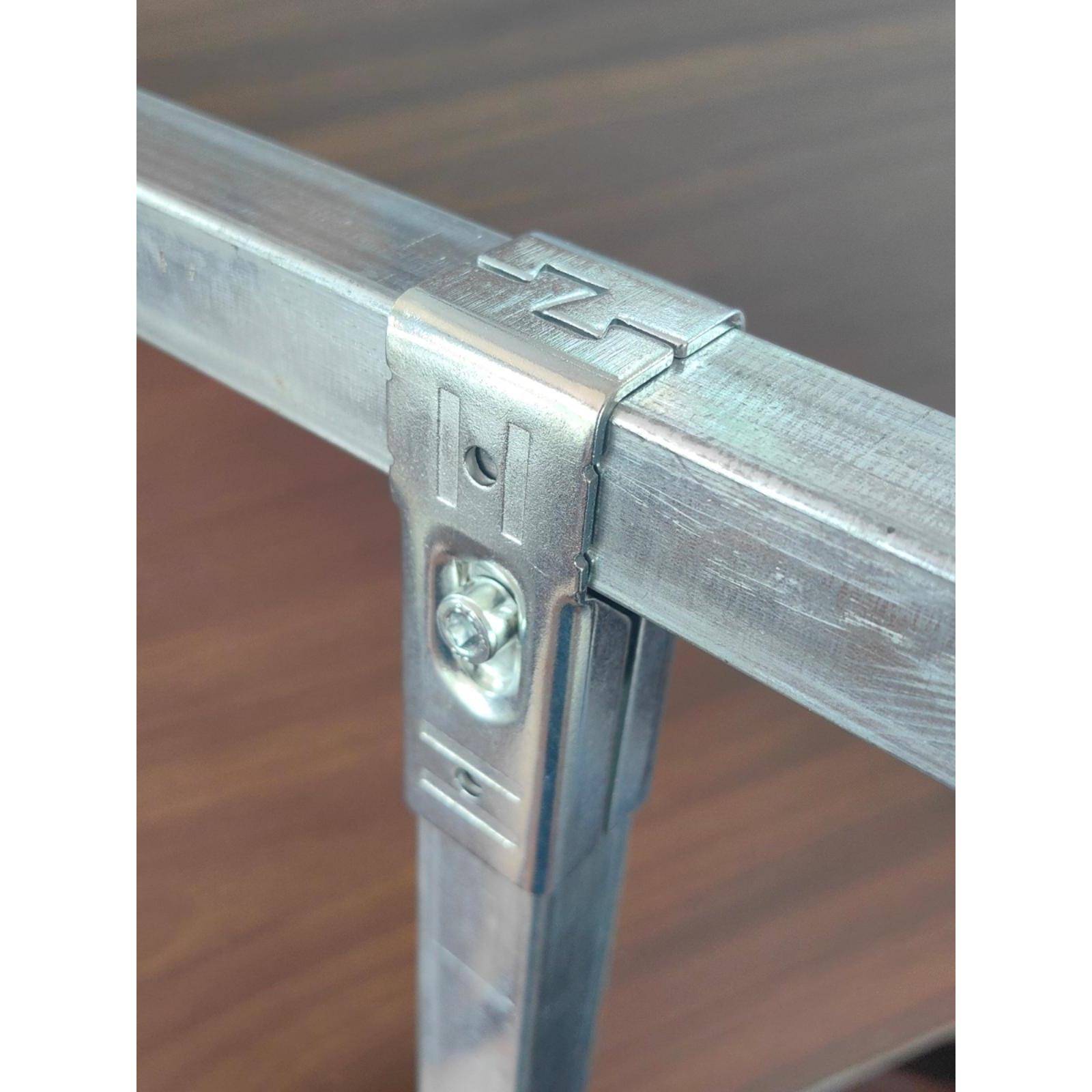 25镀锌方管不锈钢管接头连接件配件免焊接卡扣锁固定大棚三通夹头