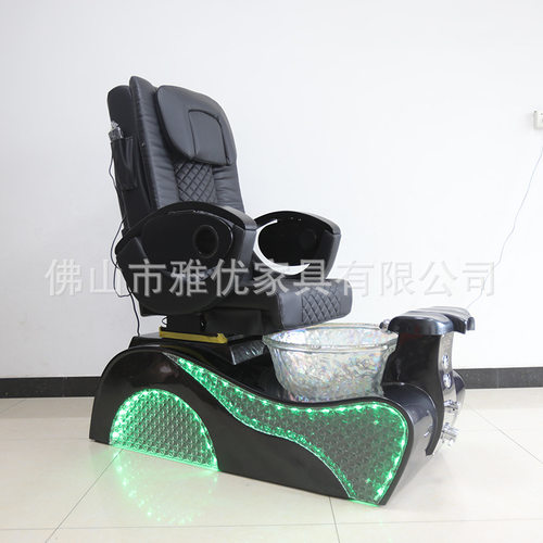 外贸电动按摩沐足沙发uv喷漆底座足疗椅高端桑拿会所泡脚足浴沙发