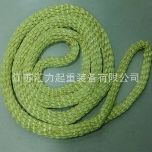 芳纶吊绳30t3.5m运输吊装绳35t6m.耐高温圆吊绳 阻燃吊绳