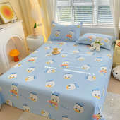 床单纯棉秋冬季 加厚100全棉单件炕单学生宿舍儿童单人双人可水洗