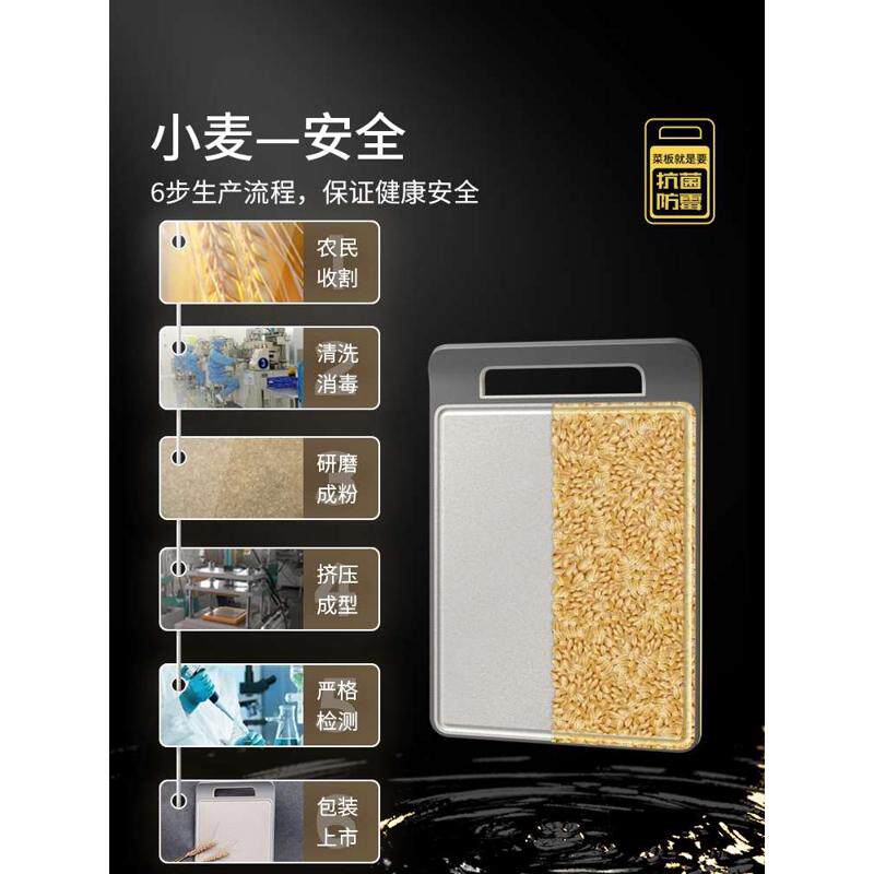 切菜板子塑料抗菌砧板硅胶厨房蒸板毡板案板水果粘板家用防霉