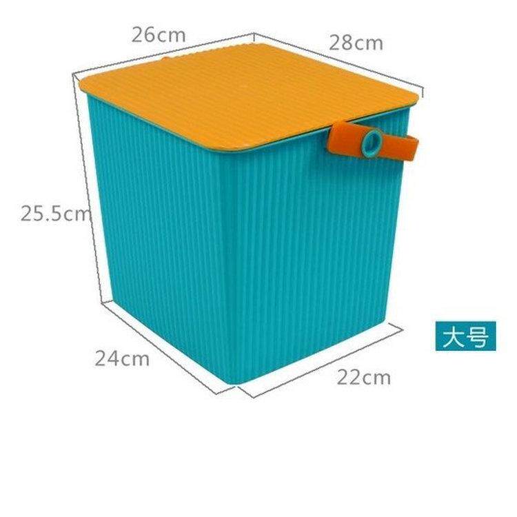 炫彩多功能钓鱼桶凳塑料方形收纳凳桶储物桶加厚小方桶水桶