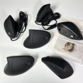 人体工学无线有线鼠标电脑垂直侧握立式 可充电笔记本台式 电脑鼠标