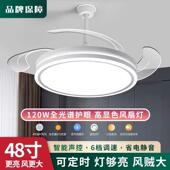 吊扇灯2025新款 变频隐形吊扇灯家用吊灯智能客厅饭厅灯卧室吊扇灯
