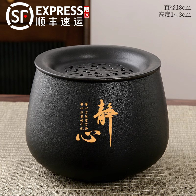 大容量茶洗家用陶瓷茶渣缸水盂桌面废水桶高档功夫茶道配件茶水缸,餐饮具,茶道/零配,淘宝优惠券,粉丝福利购,淘宝优惠卷