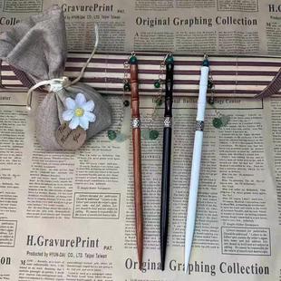 发簪暗器爆款藏剑可防身古风发簪发饰盘发簪木簪子藏剑机关高颜值