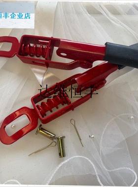 三轮摩托车门扣手电动栏板锁扣货箱板锁红色门R扣货箱搭扣车厢锁,