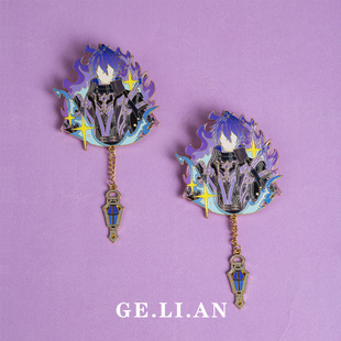 菲林斯周边胸针二次元卡通可爱吊坠金属徽章学生个性创意别针配饰