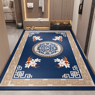 新中式 入户门地垫防滑地毯可裁剪进门口蹭脚垫子 入户地垫2025新款